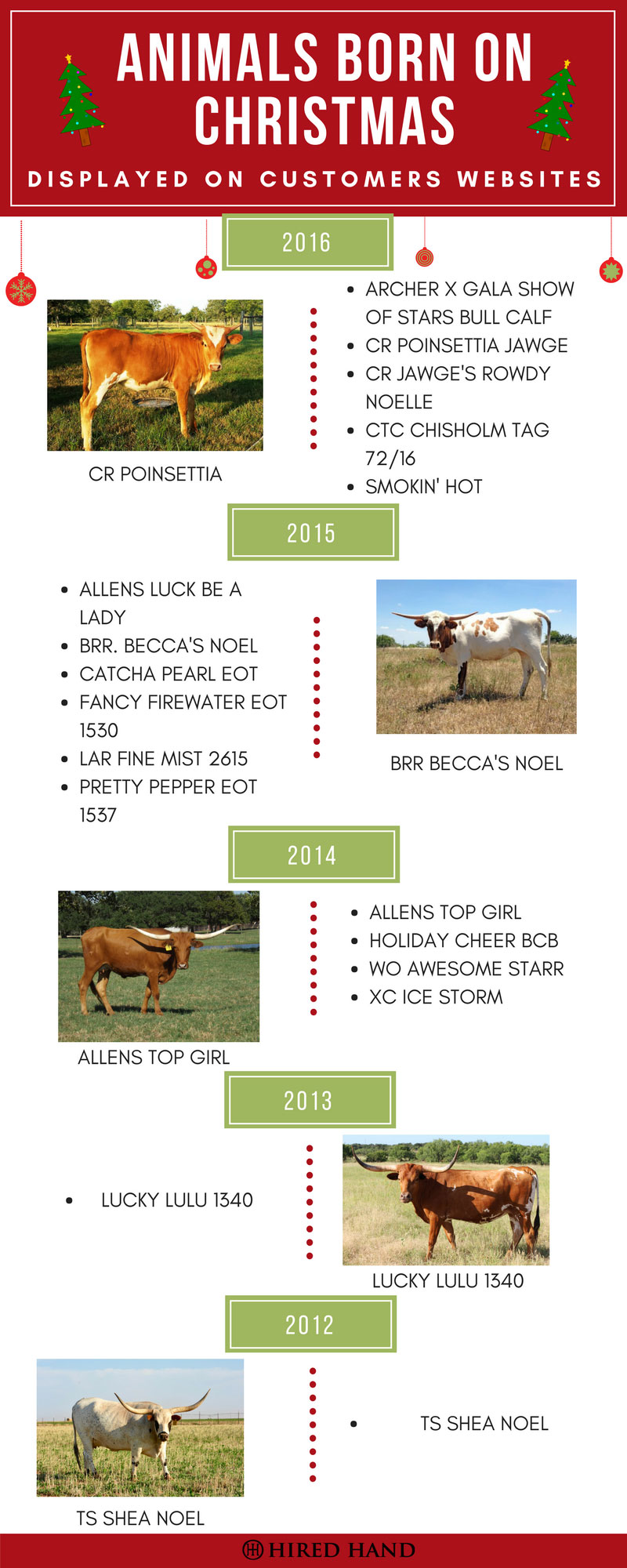 Christmas Themed Animal Names