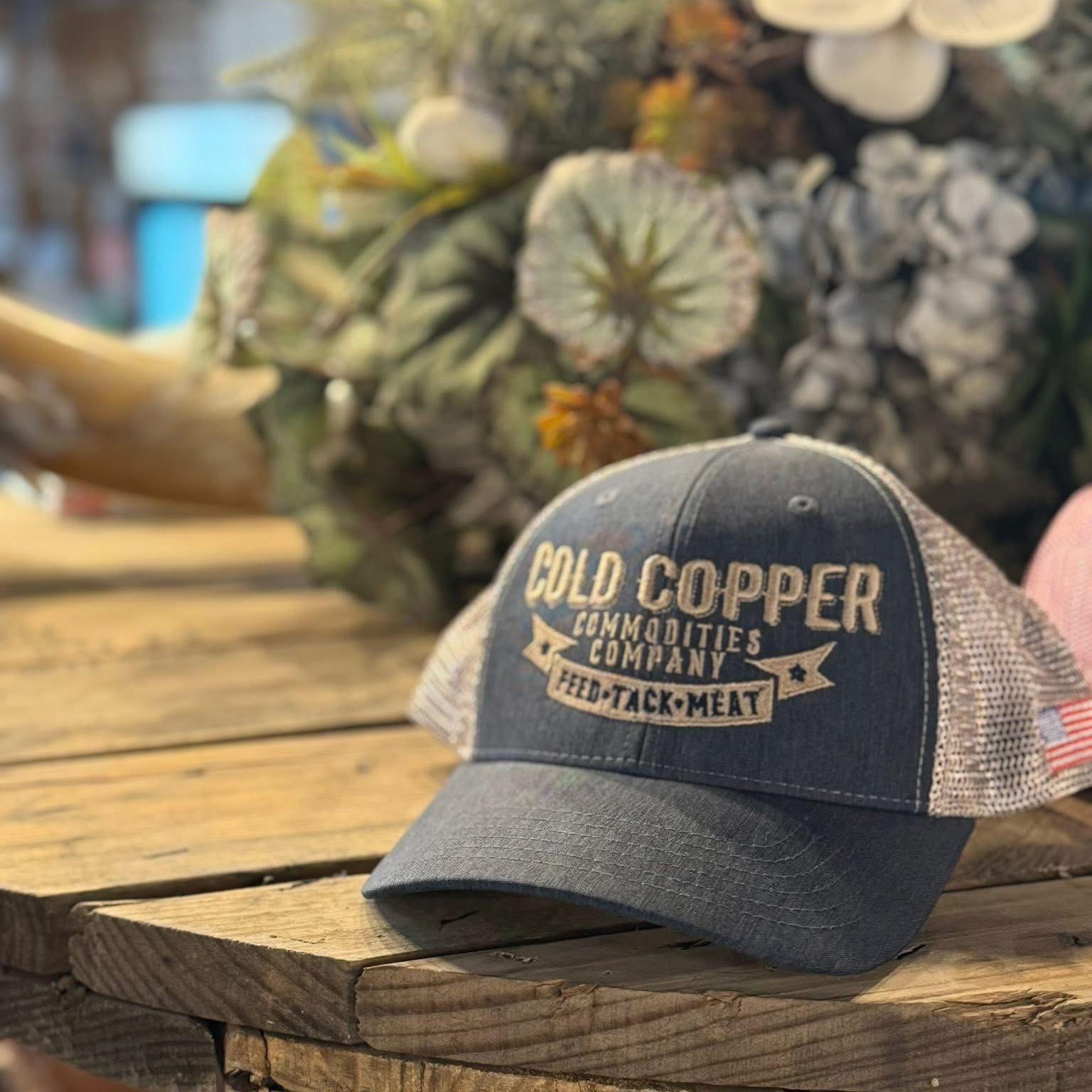 Cold Copper Commodities Hat