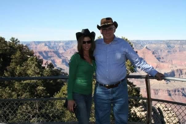 Old Image of Charlotte Cote and her Late Father