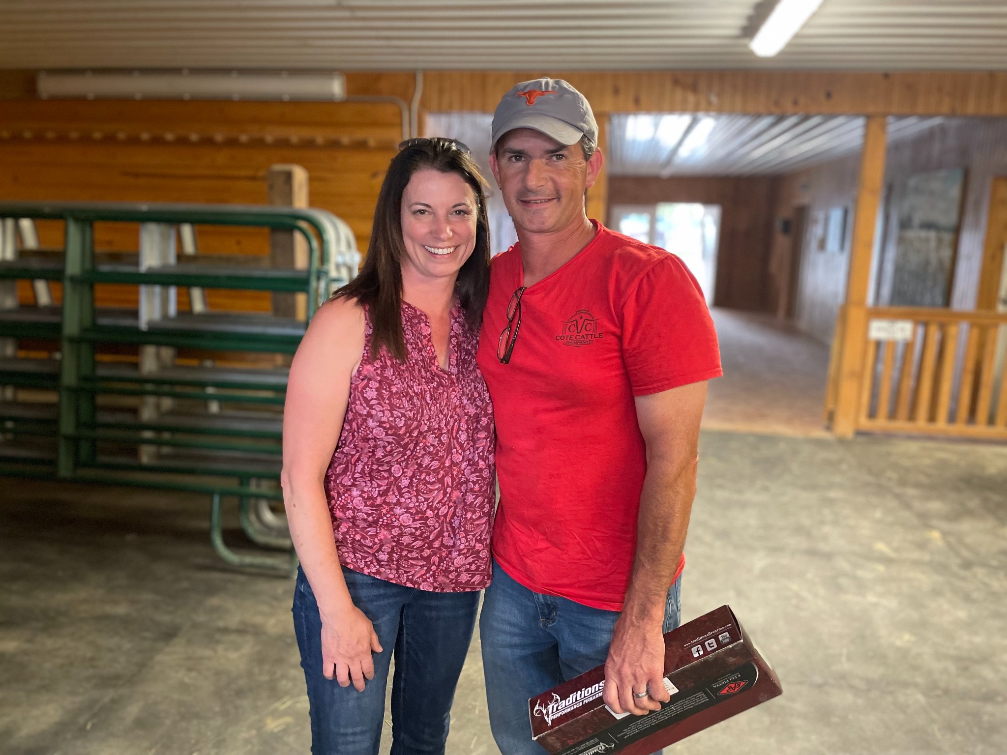 Futurity Class Winners and Hired Hand customers Charlotte & Guy Cote, Cote Cattle Company