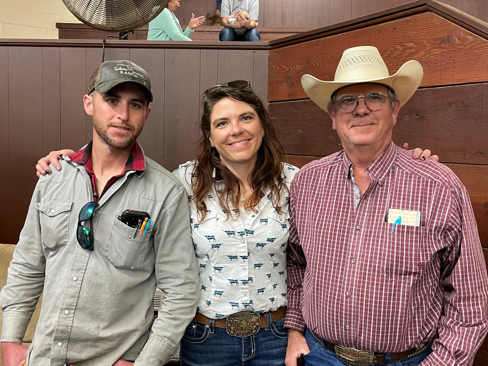Hired Hand customers Chris Swanson & Melissa Boerst, Silver Summit Ranch and Mike Metcalfe, Longhorn Ventures