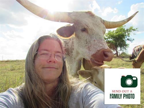 family photo from Commanders Place Longhorns