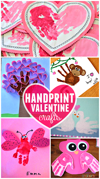 Handprint Valentine Handprint Valentine