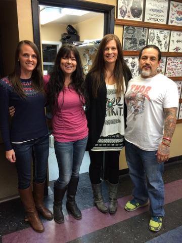 Jaymie and Molly with Stacey and Andy Martinez