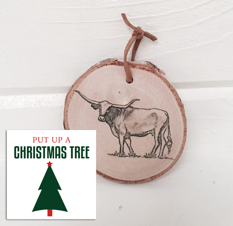 Longhorn Ornament