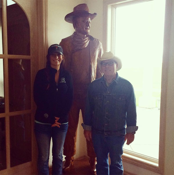 Molly with Bill Meridith
