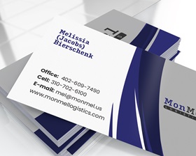 MonMel Logistics, Business Cards
